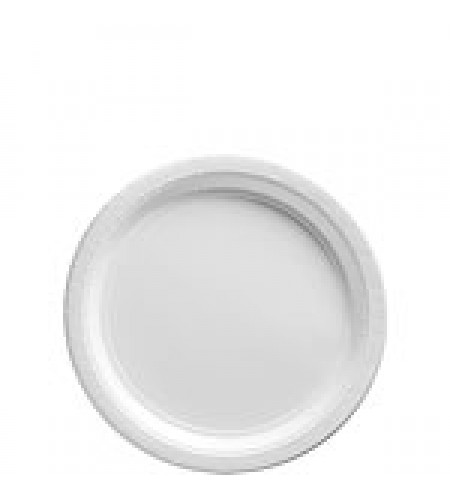 PRATOS DESCARTÁVEIS BRANCO 17CM